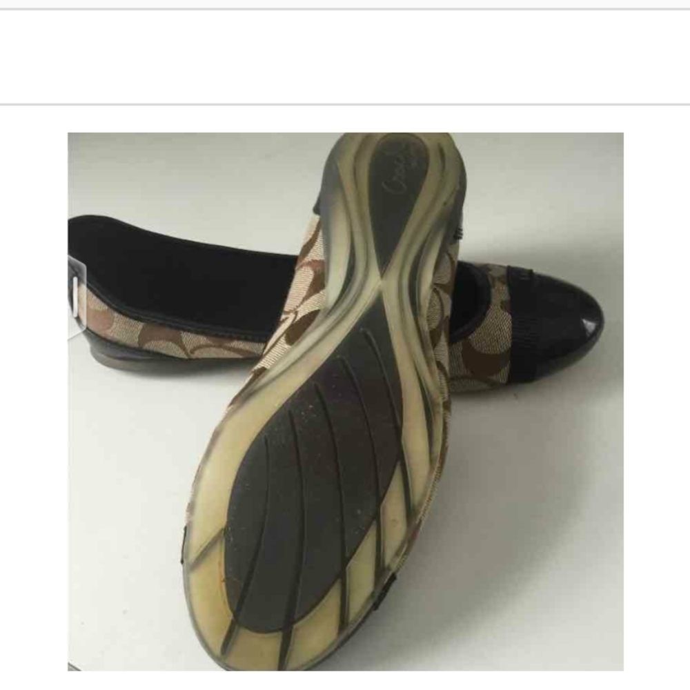 COACH CECILE SIG C FLAT SHOES SIZE 5 - Picture 11 of 16
